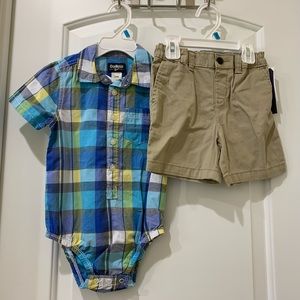 Top and short set, boys.